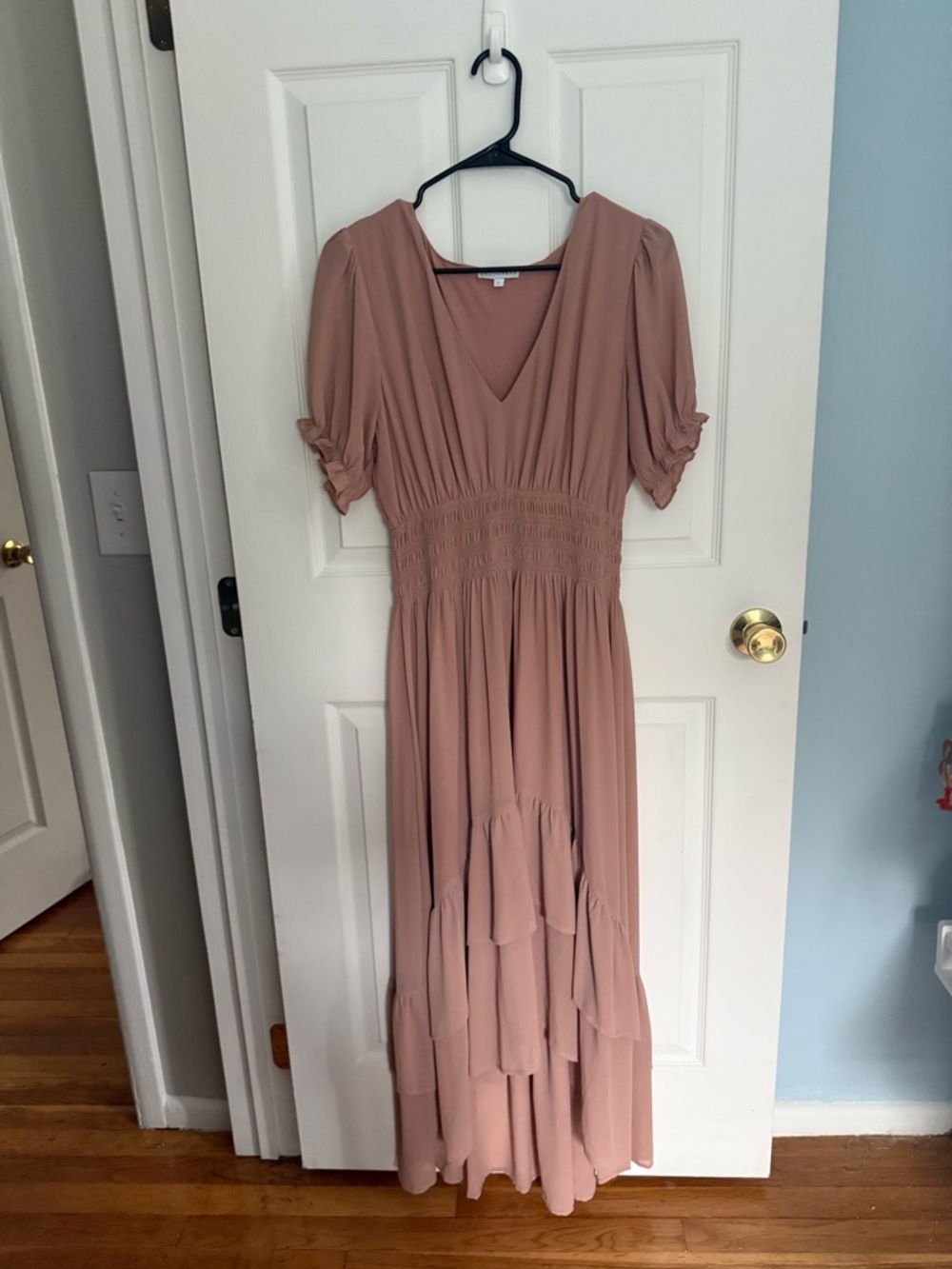 Baltic Born Tuscany High-Low Dress | Nude Blush